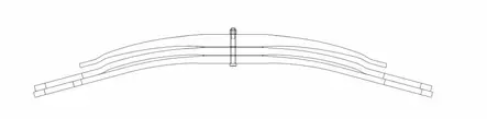 IVECO TAKAJOUSI 2/1L - 5801523287 - Lehtijouset ja paraabelijouset - 67595000 - 1