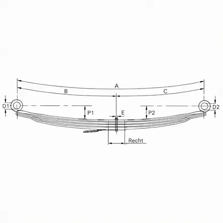 MB ETUJOUSI 4L (9T) - 9603200301 - Lehtijouset ja paraabelijouset - 33932000 - 1
