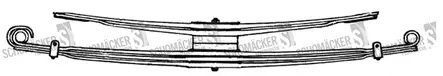 SCANIA TAKAJOUSI 3/2L - Lehtijouset ja paraabelijouset - 1607900 - 1