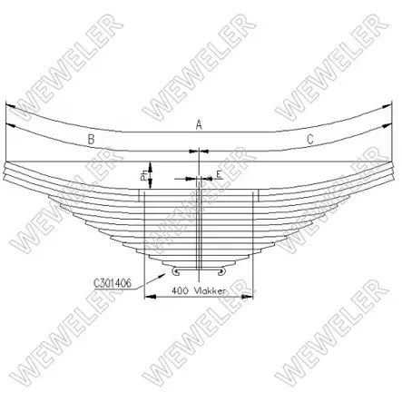 TAKAJOUSI 13-LEHTINEN - Lehtijouset ja paraabelijouset - 2218500 - 2