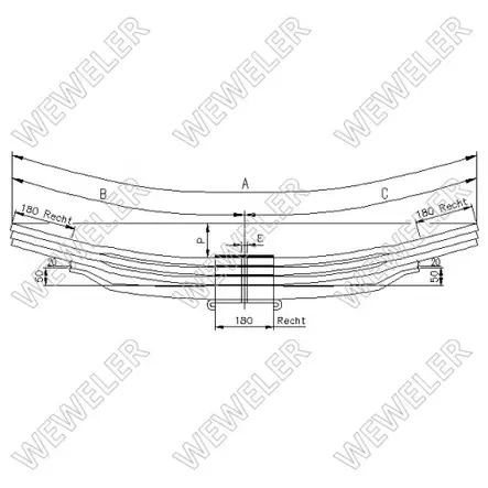 TAKAJOUSI IVECO 4L - Lehtijouset ja paraabelijouset - 2200300 - 2