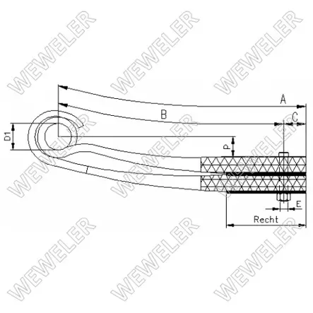 SAF JOUSIVARSI 2X43MM - Ilmajousien tukivarret - 405-88611800 - 2