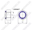 LUKITUSMUTTERI M27 - U-pultin mutterit - C330092-10 - 2