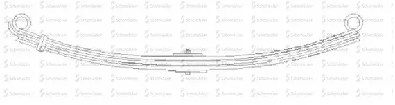 MITSUBISHI ETUJOUSI 3L - Lehtijouset ja paraabelijouset - 25883800 - 1