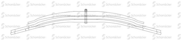 IVECO TAKAJOUSI 2/1L - 5801523287 - Lehtijouset ja paraabelijouset - 67595000 - 1