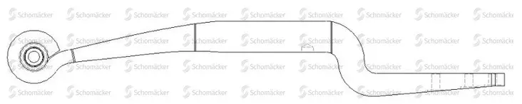 BPW JOUSIVARSI 1L - Ilmajousien tukivarret - 88175500 - 1