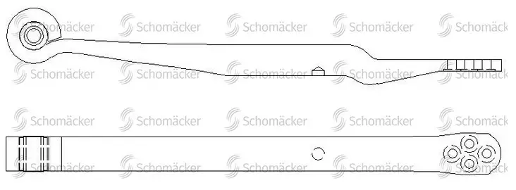 BPW JOUSIVARSI 1X62MM - Ilmajousien tukivarret - 88170600 - 1