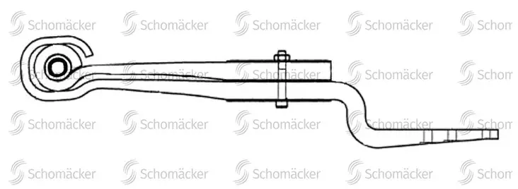 BPW JOUSIVARSI 2X38MM - Ilmajousien tukivarret - 405-88136700 - 1