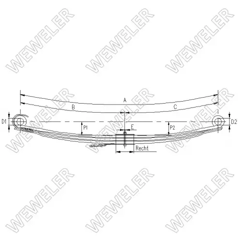 ETUJOUSI 3-LEHTINEN - Lehtijouset ja paraabelijouset - 33930000 - 2