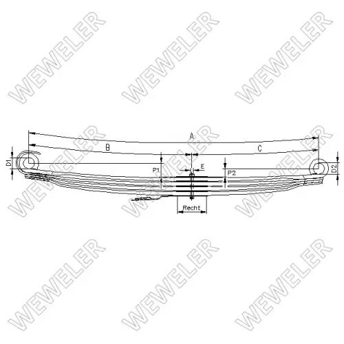 ETUJOUSI 4-LEHTINEN - Lehtijouset ja paraabelijouset - 33890000 - 2