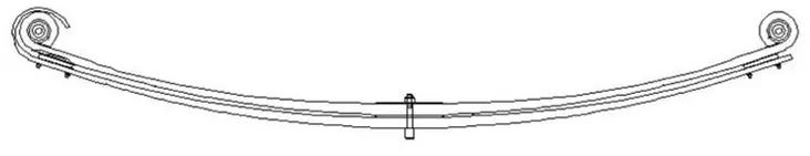 IVECO ETUJOUSI 2L - Lehtijouset ja paraabelijouset - 2215200 - 1