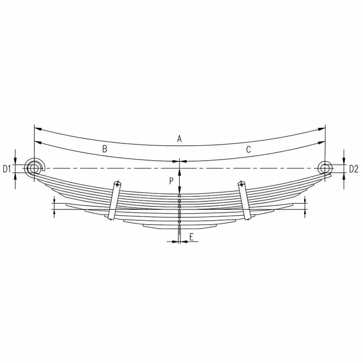 SCANIA TAKAJOUSI 6/5L - 1893986 - Lehtijouset ja paraabelijouset - 90215000 - 1