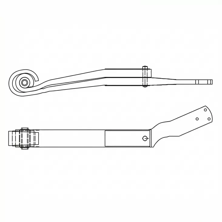 SCANIA TUKIVARSI 2L - 1769878 - Ilmajousien tukivarret - 90205000 - 1