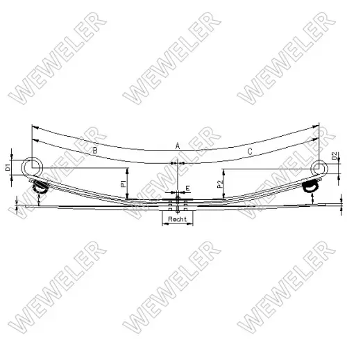 FORD TAKAJOUSI 2/1-LEHTINEN - Lehtijouset ja paraabelijouset - 50701300 - 1