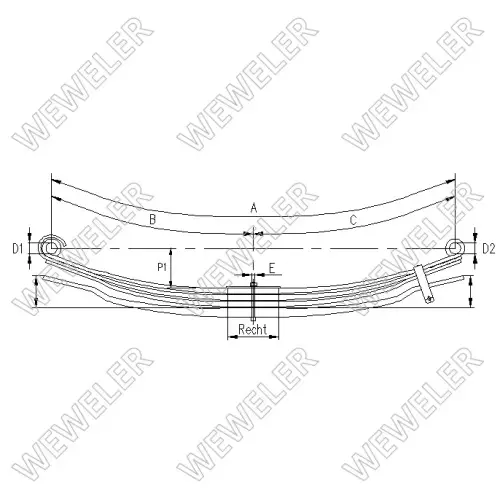 TAKAJOUSI 3/1L - Lehtijouset ja paraabelijouset - 90219000 - 1