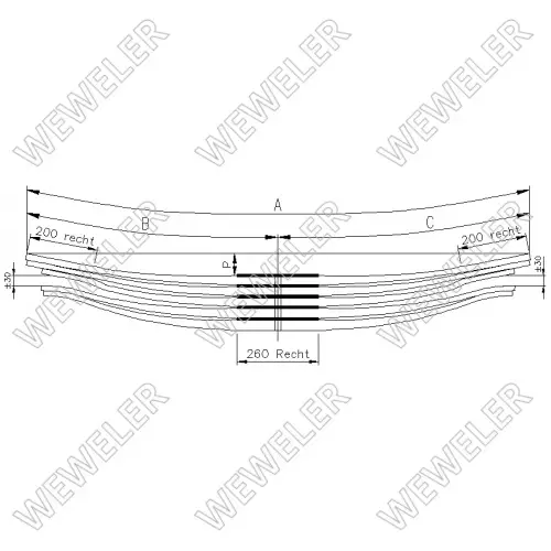 TAKAJOUSI MAN 3/2L - Lehtijouset ja paraabelijouset - 0791700 - 2