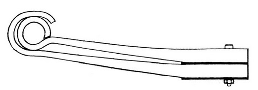 TUKIVARSI 2-LEHTINEN - Ilmajousien tukivarret - 405-88611700 - 1