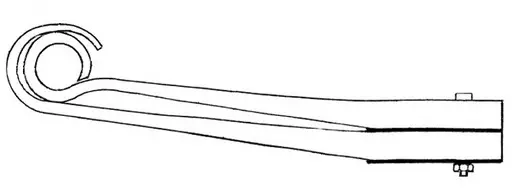 SAF JOUSIVARSI 2X43MM - Ilmajousien tukivarret - 405-88611800 - 1