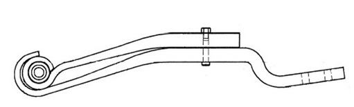 TUKIVARSI 2-LEHTINEN - Ilmajousien tukivarret - 405-88615700 - 1