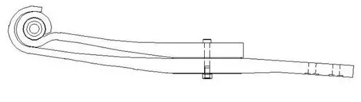 SAF JOUSIVARSI 2X44MM - Ilmajousien tukivarret - 405-88617100 - 1