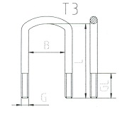 U-PULTTI 20x82x500 - U-pultit - 6102500 - 1