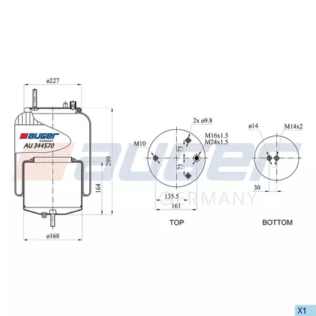 VOLVO ILMAJOUSI - Ilmajouset ja ilmapalkeet - AU344570-K01 - 2