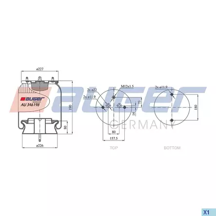 SCANIA ILMAJOUSI ETU - Ilmajouset ja ilmapalkeet - 406346198 - 2