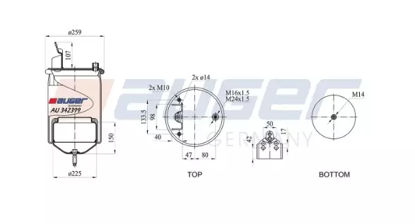 VOLVO ILMAJOUSI TAKA - Ilmajouset ja ilmapalkeet - 406342399 - 1